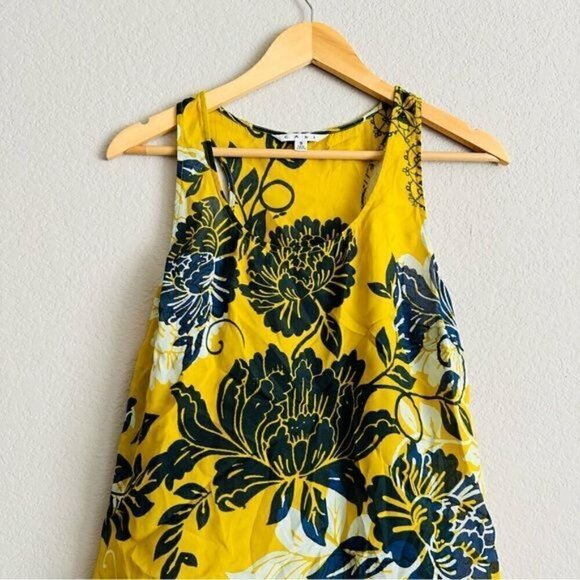 CAbi Style #286 Silk Blend Bali Floral Tank Top Women Small - Picture 4 of 10